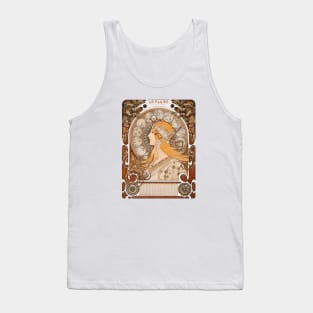 Zodiac La Plume Vintage Illustration Tank Top